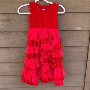 Lemon Loves Lime Vibrant Red Dress size 6
